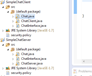 Chat client java Java program